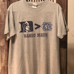 basic math duke unc shirt